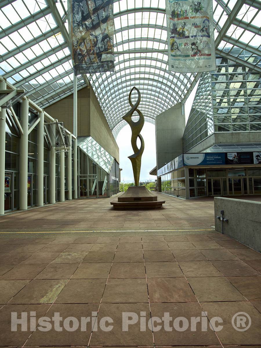 Photo- Sculpture in The Arcade That Connects Several venues at The Center for The Performing Arts in Downtown Denver, Colorado 2 Fine Art Photo Reproduction