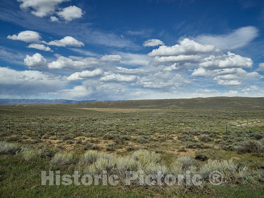 Photo - High-Plains Scene in Jackson County, Colorado- Fine Art Photo Reporduction