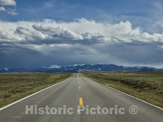 Photo- Road to Distant Mountains in Jackson County, Colorado 3 Fine Art Photo Reproduction