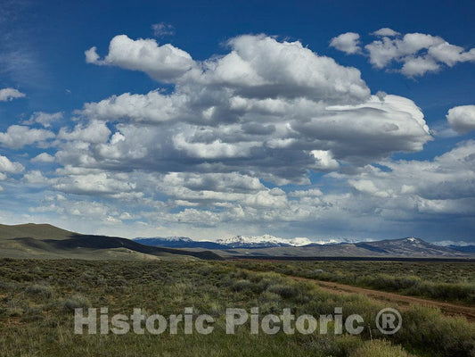 Photo - High-plains scene approaching Walden in Jackson County, Colorado- Fine Art Photo Reporduction