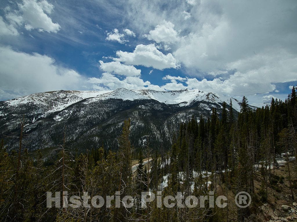 Peaks Surrounding Berthoud Pass, high in The Rocky Mountains in Grand County, Colorado,  1
