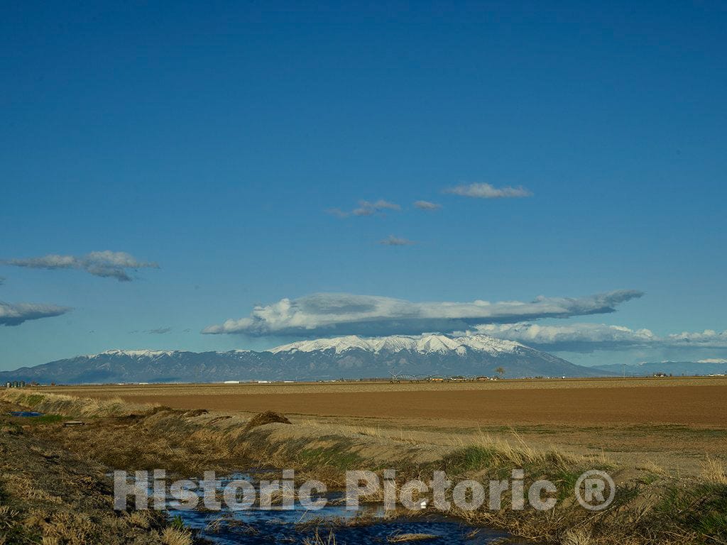 Photo- Rural Scene Near The Great Sand Dunes National Park and Preserve in Alamosa County, Colorado 1 Fine Art Photo Reproduction
