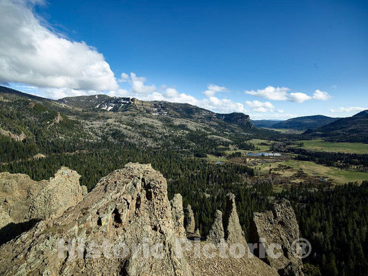Photo - Valley and Mountain Lake North of Pagosa Springs in Mineral County, Colorado- Fine Art Photo Reporduction