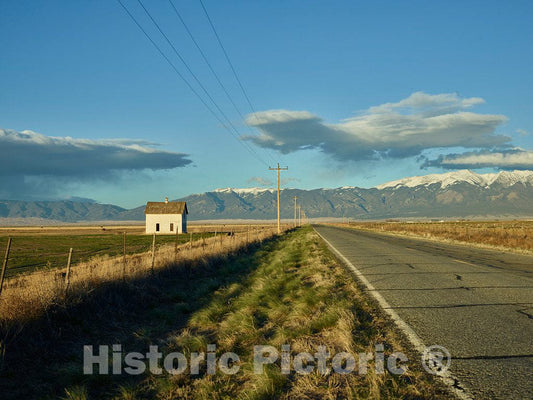 Photo - Road to The Great Sand Dunes National Park and Preserve in Alamosa County, Colorado- Fine Art Photo Reporduction