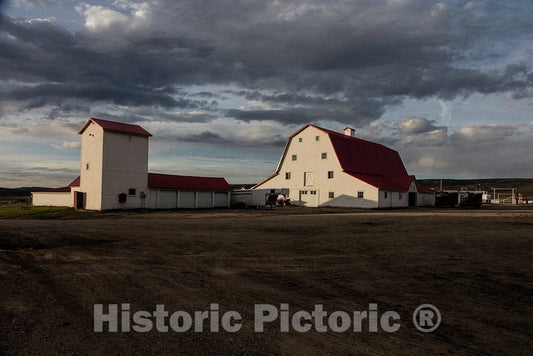 Photo- Ranch Buildings at Big Creek Cattle Ranch on The Colorado Border, Near The Towns of Riverside and Encampment, in Carbon County, Wyoming 7 Fine Art Photo Reproduction