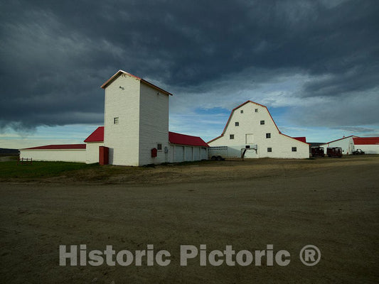 Photo- Ranch Buildings at Big Creek Cattle Ranch on The Colorado Border, Near The Towns of Riverside and Encampment, in Carbon County, Wyoming 3 Fine Art Photo Reproduction