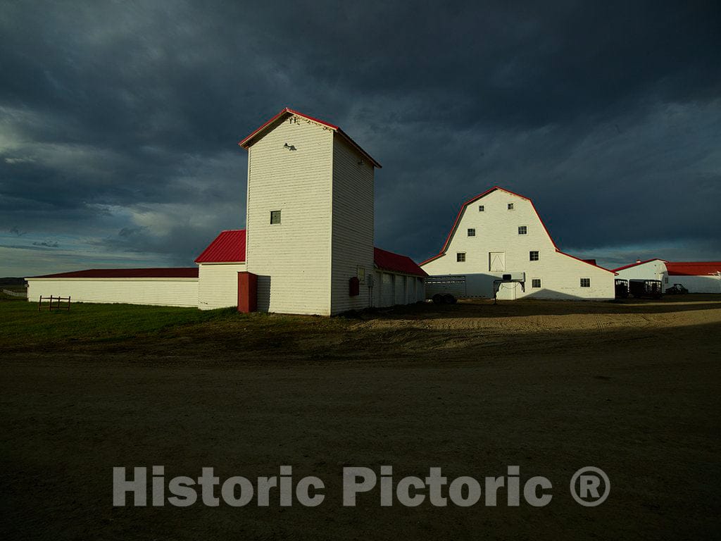 Photo- Ranch Buildings at Big Creek Cattle Ranch on The Colorado Border, Near The Towns of Riverside and Encampment, in Carbon County, Wyoming 4 Fine Art Photo Reproduction