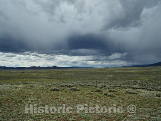 Photo- The vast Landscape at Big Creek Cattle Ranch on The Colorado Border, Near The Towns of Riverside and Encampment, in Carbon County, Wyoming 3 Fine Art Photo Reproduction