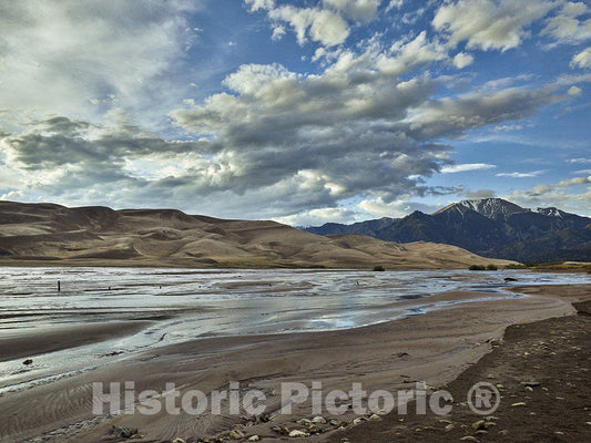 Alamosa and Saguache Counties, CO Photo - A Surprising Place to get Wet. Great Sand Dunes National Park and Preserve in Alamosa and Saguache Counties in Colorado.