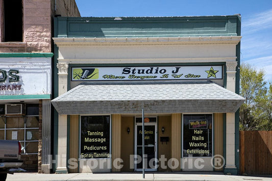 Photo- Downtown Buildings in Rock Springs, Wyoming 6 Fine Art Photo Reproduction