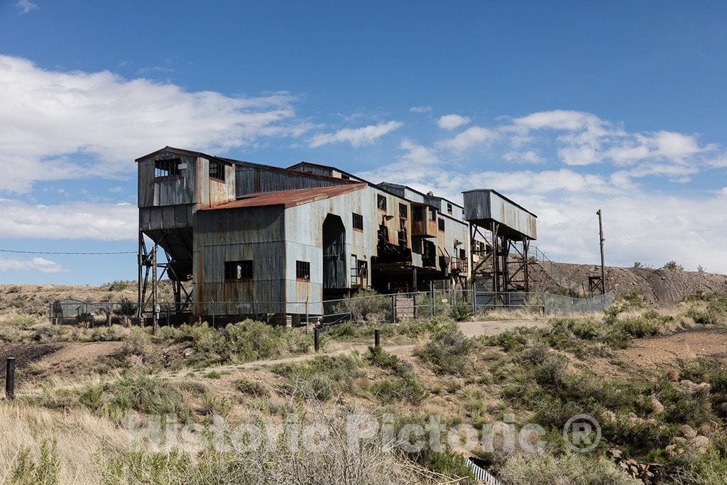 Photo- The Reliance Tipple in Sweetwater County, North of Rock Springs, one of Two Coal tipples, Sorting Stations associated with Coal Production at Reliance, Wyoming 2