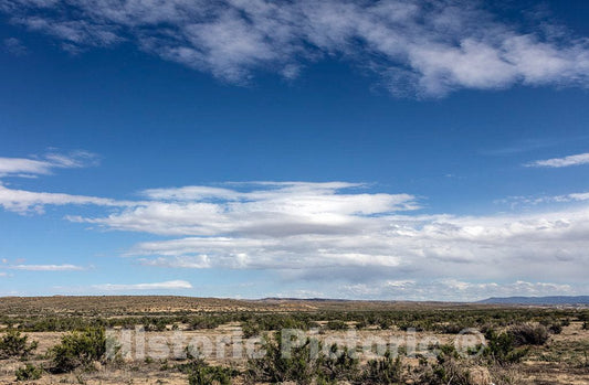 Photo - Scene from Sweetwater County, Wyoming's, Red Desert, Where The red Soil is Often obscured by Grasses, Sagebrush, and Natural-Gas Facilities- Fine Art Photo Reporduction