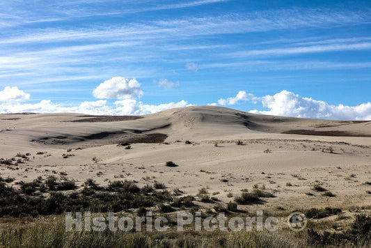 Photo- View of the Killpecker Sand Dunes in Wyoming's Red Desert, north of Rock Springs 3 Fine Art Photo Reproduction