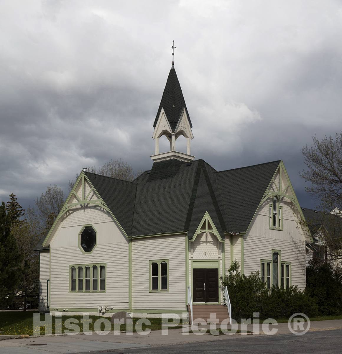 Photo - What Would Appear to be a Former Church, Now (in 2016) Possibly a Residence, in Evanston; a Uinta County City in The Very Southwest Corner of Wyoming