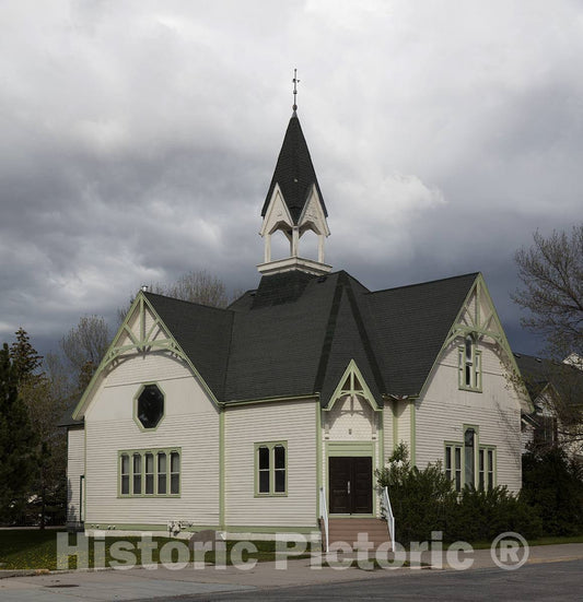 Photo - What Would Appear to be a Former Church, Now (in 2016) Possibly a Residence, in Evanston; a Uinta County City in The Very Southwest Corner of Wyoming