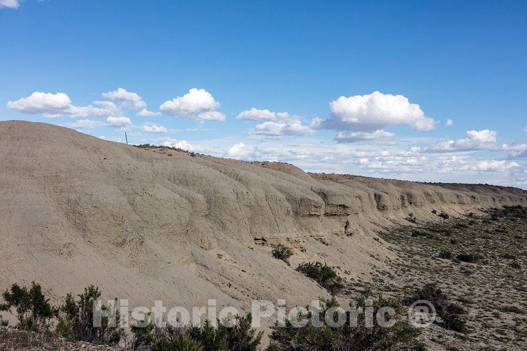 Photo- Odd, apparently eroded features in the Green River bank in Sweetwater County, Wyoming 3 Fine Art Photo Reproduction