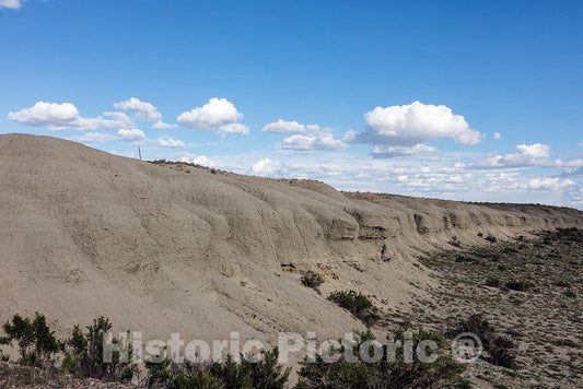 Photo- Odd, apparently eroded features in the Green River bank in Sweetwater County, Wyoming 3 Fine Art Photo Reproduction