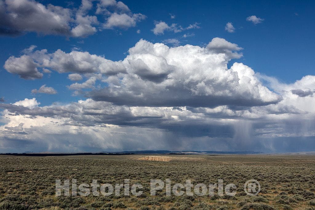 Photo- at First Glance, This is a View of a Fairly Nondescript Prairie in Remote Fremont County, Wyoming. But It's Quite a Significant and Historic Place 1 Fine Art Photo