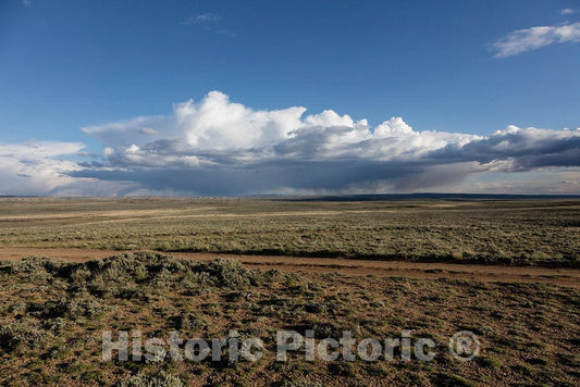 Photo- at First Glance, This is a View of a Fairly Nondescript Prairie in Remote Fremont County, Wyoming. But It's Quite a Significant and Historic Place 3 Fine Art Photo