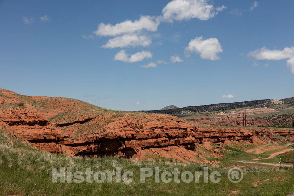 Photo- Scene Along The Bighorn River at The North end of The Wind River Canyon in Washakie County, Wyoming 2 Fine Art Photo Reproduction