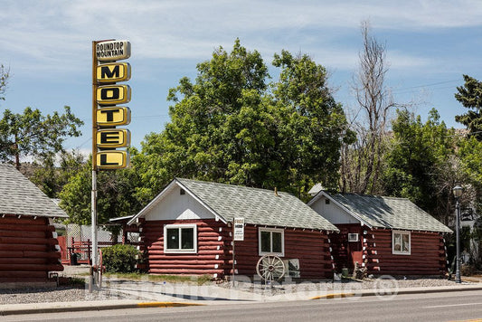 Photo - Tourist Cabins in Thermopolis, Wyoming- Fine Art Photo Reporduction