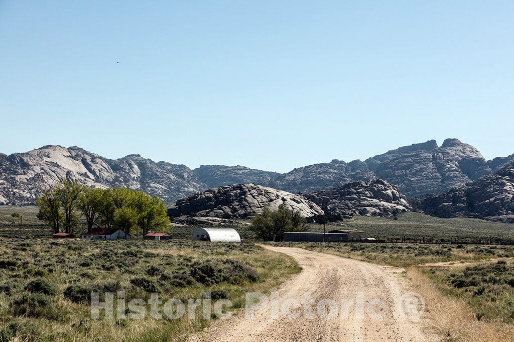 Photo- In the distance, to the right, in the mountains of Fremont County, Wyoming 1 Fine Art Photo Reproduction