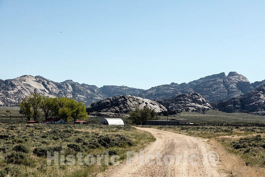 Photo- In the distance, to the right, in the mountains of Fremont County, Wyoming 1 Fine Art Photo Reproduction