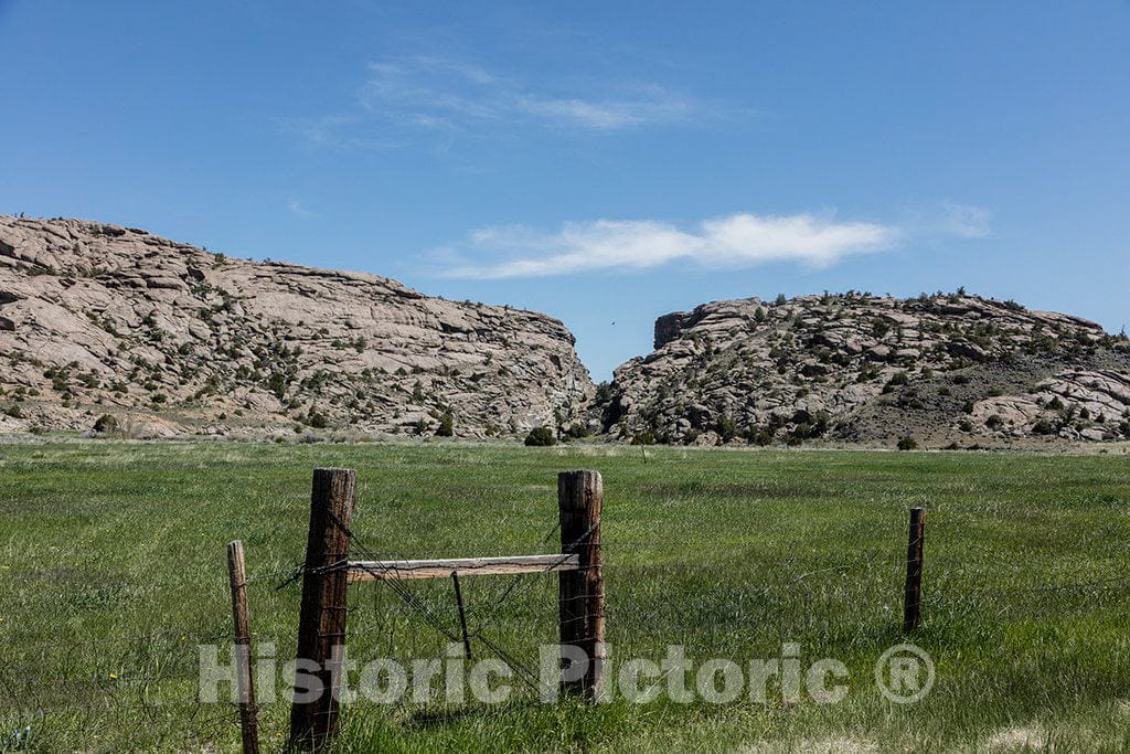 Photo- Devil's Gate, a Fissure in The Mountains of What is Now Natrona County, Wyoming, Caused by Erosion from The Sweetwater River 3 Fine Art Photo Reproduction