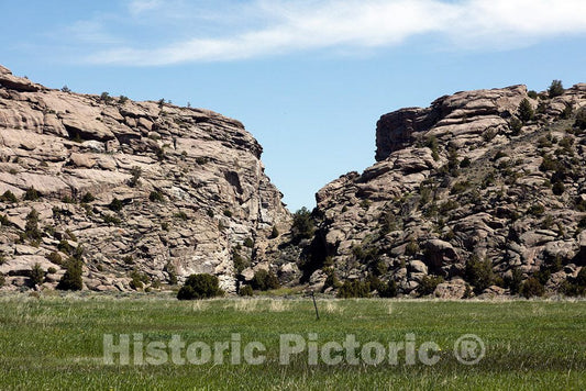 Photo- Devil's Gate, a Fissure in The Mountains of What is Now Natrona County, Wyoming, Caused by Erosion from The Sweetwater River 4 Fine Art Photo Reproduction
