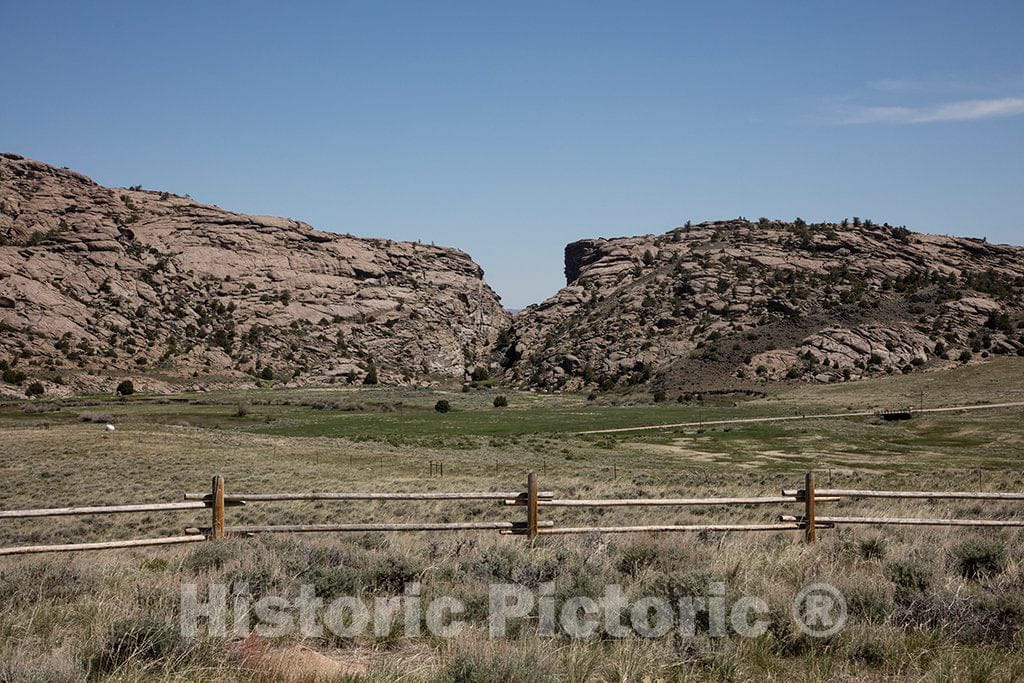 Photo- Devil's Gate, a Fissure in The Mountains of What is Now Natrona County, Wyoming, Caused by Erosion from The Sweetwater River 6 Fine Art Photo Reproduction