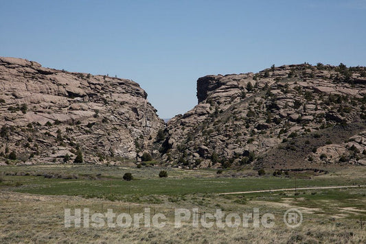 Photo- Devil's Gate, a Fissure in The Mountains of What is Now Natrona County, Wyoming, Caused by Erosion from The Sweetwater River 7 Fine Art Photo Reproduction