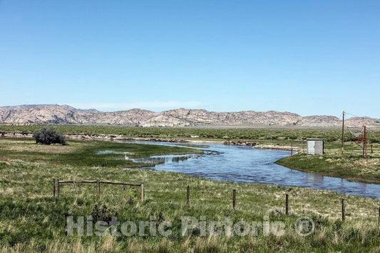 Photo - The Sweetwater River, Flowing Through Natrona County, Wyoming- Fine Art Photo Reporduction