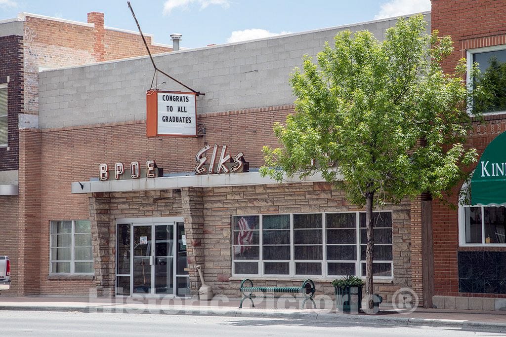 Photo - Elks Club Lodge in Riverton, Wyoming- Fine Art Photo Reporduction