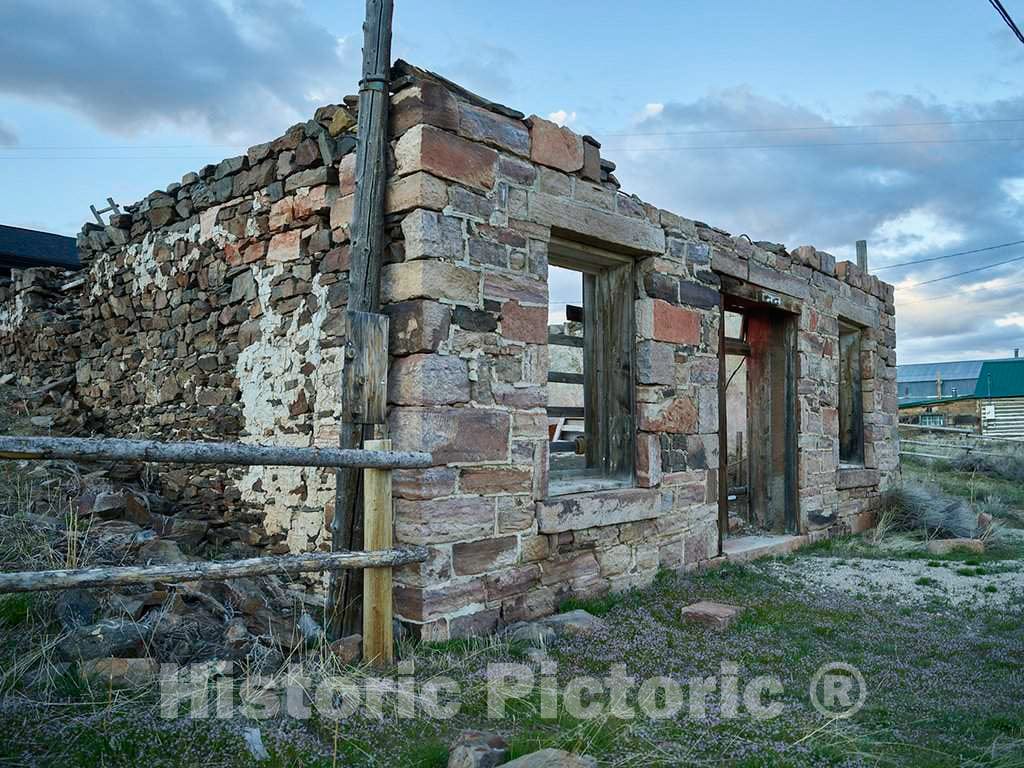 Photo - Structural Remains in Atlantic City; not The Famous New Jersey Resort for Sure, but Close to a Ghost Town in Remote Fremont County, Wyoming- Fine Art Photo Reporduction