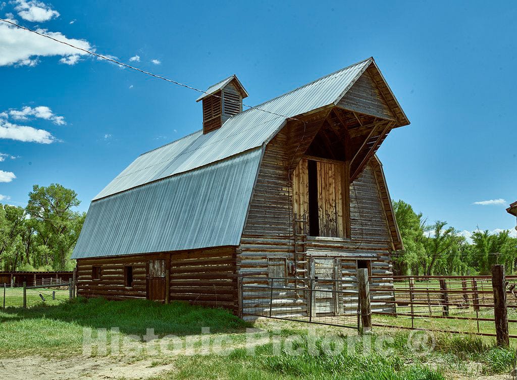 Photo - Imposing barn just Outside Gunnison, Colorado- Fine Art Photo Reporduction