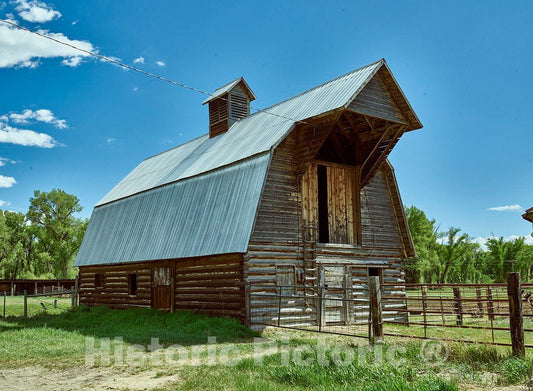 Photo - Imposing barn just Outside Gunnison, Colorado- Fine Art Photo Reporduction