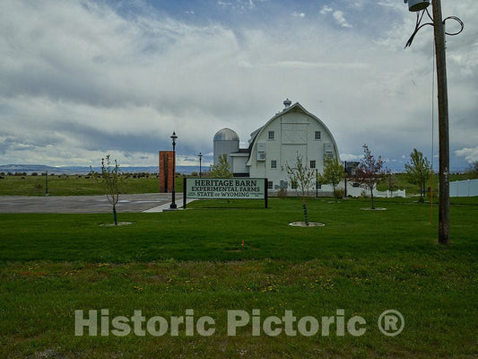 Photograph - Heritage Barn, which used to house dairy cows and store equipment, seed, hay and grain at the University of Wyoming's Uinta County Experimental Farm in the town of Lyman 1