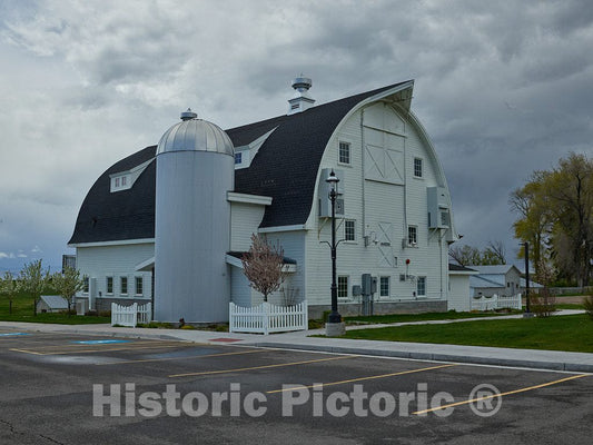 Photograph - Heritage Barn, which Used to House Dairy Cows and Store Equipment, Seed, hay and Grain at The University of Wyoming's Uinta County Experimental Farm in The Town of Lyman 2