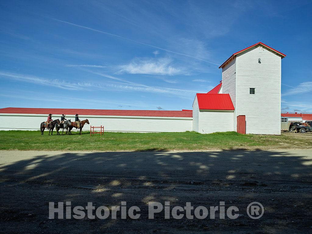 Photo- Riders on Horseback at Big Creek Ranch, a vast Cattle Ranch Near The Colorado Border in Carbon County, Wyoming 2 Fine Art Photo Reproduction