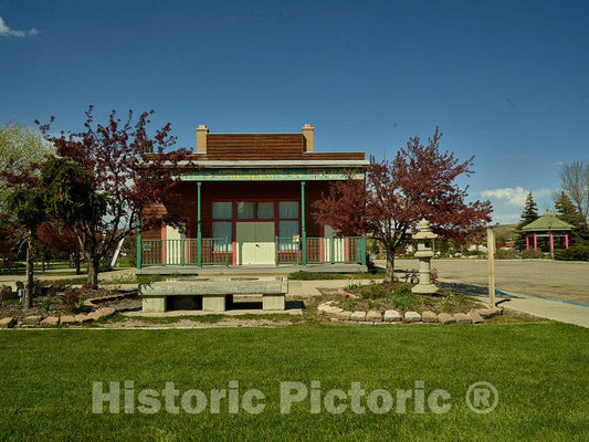 Photo- The Chinese Joss House Museum, in Evanston, Wyoming, which Tells The Story of Chinese Immigrants who Lived and Worked in Uinta County from The 1870s Through The 1930s