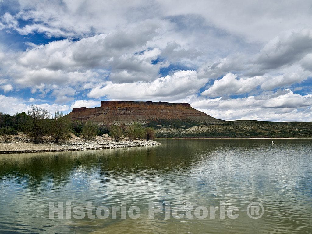 Photo- Scene from The Sweetwater County, Wyoming, Portion of The Flaming Gorge National Recreation Area 3 Fine Art Photo Reproduction