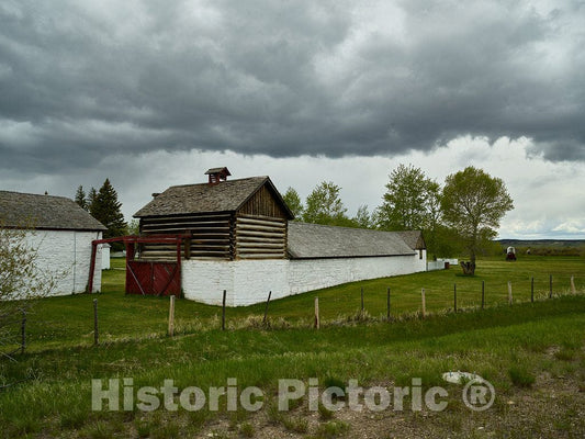 Photo- A Portion of Fort Bridger, a Wyoming State Historical site in The Tiny Uinta County Town of The Same Name in The Southwestern Corner of That State 5 Fine Art Photo