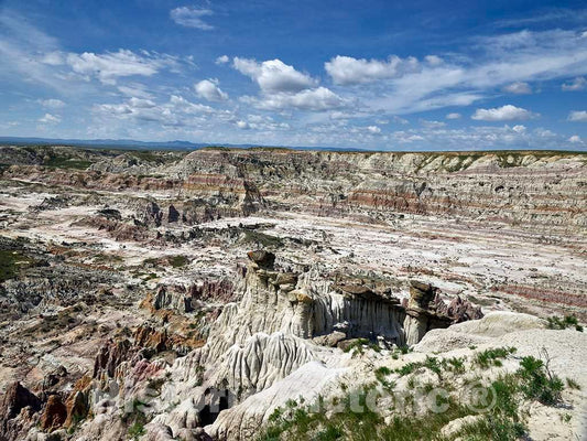 Photo- Hell's Half Acre (Expectedly 320 Acres), is a deep and Rugged Canyon Filled with Sharp Pinnacles and Other Rock Formations 5 Fine Art Photo Reproduction