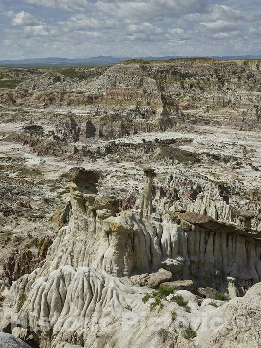 Photo- Hell's Half Acre (Expectedly 320 Acres), is a deep and Rugged Canyon Filled with Sharp Pinnacles and Other Rock Formations 3 Fine Art Photo Reproduction