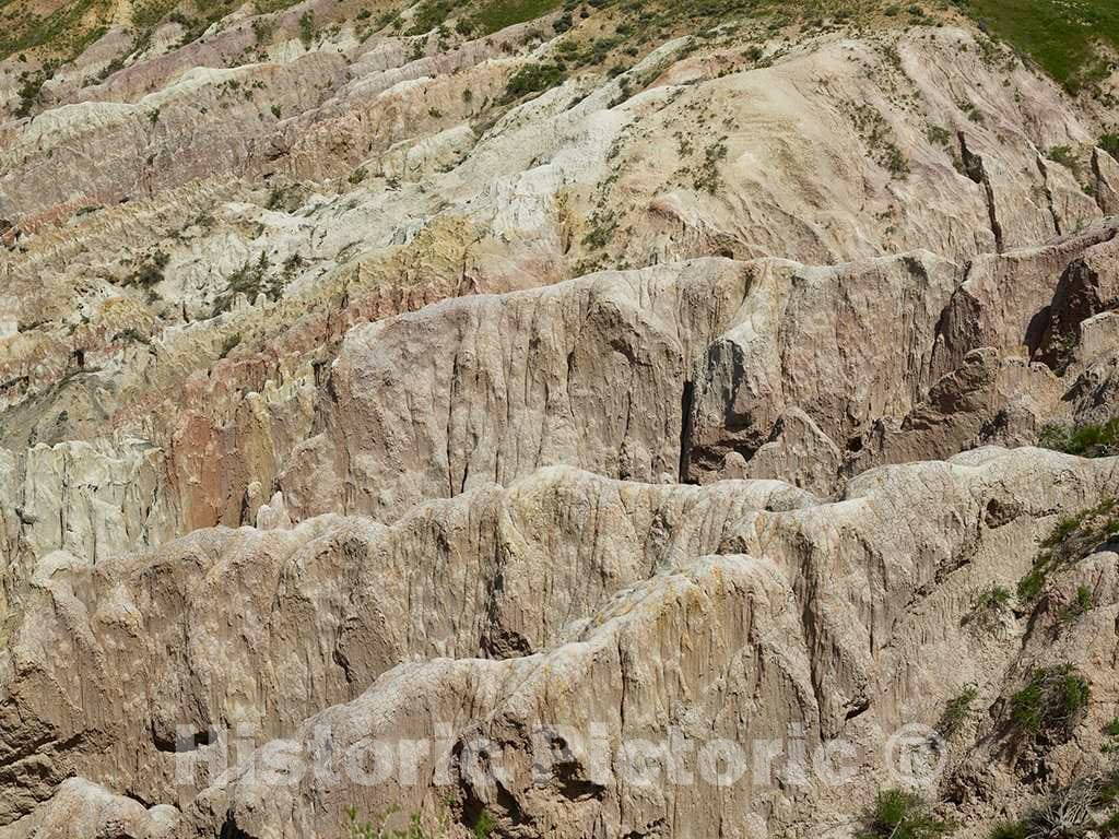 Photo- Hell's Half Acre (Expectedly 320 Acres), is a deep and Rugged Canyon Filled with Sharp Pinnacles and Other Rock Formations 8 Fine Art Photo Reproduction