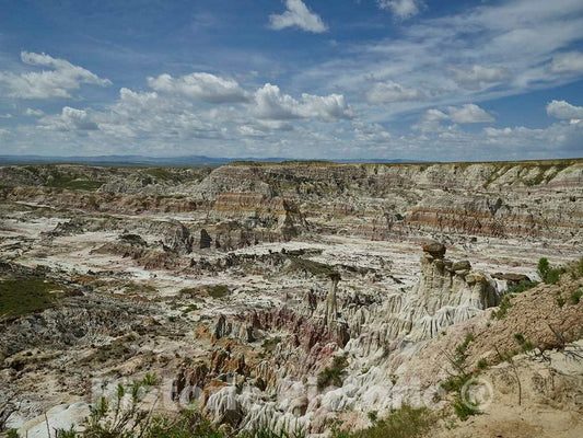 Photo- Hell's Half Acre (Expectedly 320 Acres), is a deep and Rugged Canyon Filled with Sharp Pinnacles and Other Rock Formations 9 Fine Art Photo Reproduction