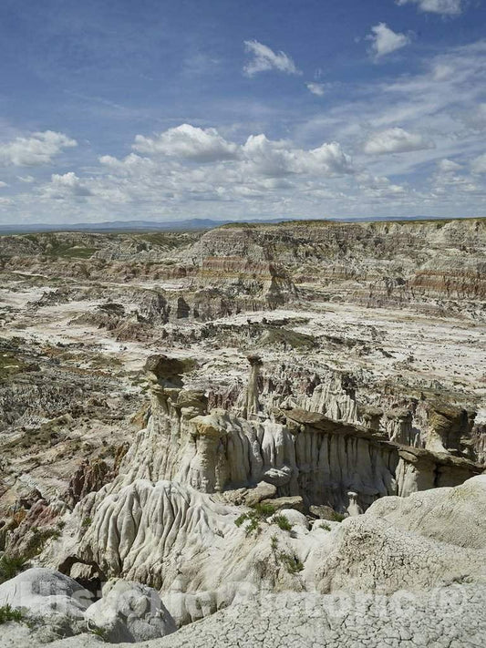 Photo- Hell's Half Acre (Expectedly 320 Acres), is a deep and Rugged Canyon Filled with Sharp Pinnacles and Other Rock Formations 4 Fine Art Photo Reproduction