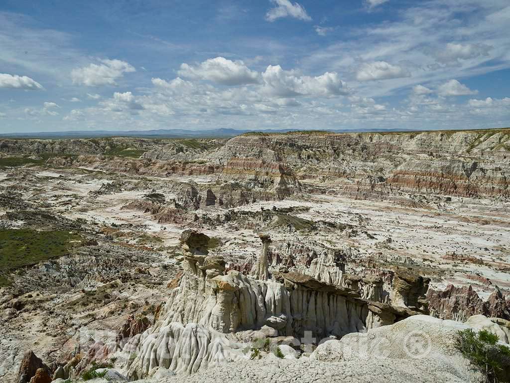 Photo- Hell's Half Acre (Expectedly 320 acres), is a deep and rugged canyon filled with sharp pinnacles and other rock formations 10 Fine Art Photo Reproduction