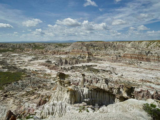 Photo- Hell's Half Acre (Expectedly 320 acres), is a deep and rugged canyon filled with sharp pinnacles and other rock formations 10 Fine Art Photo Reproduction