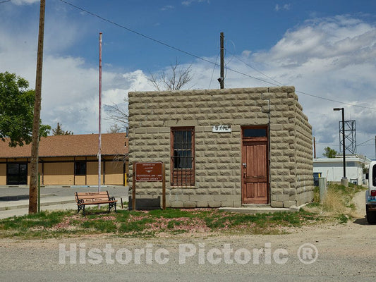 Photo - The Old Town Jail in Shoshoni, Wyoming- Fine Art Photo Reporduction